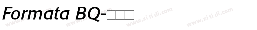 Formata BQ字体转换